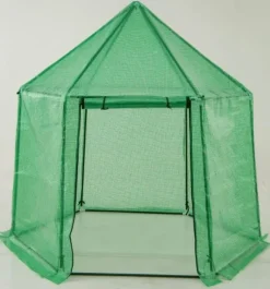 Drivhus, 198x172x190 cm - materiale: PE-belagte metalrør