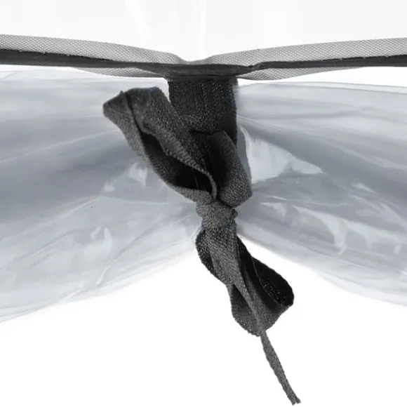 Drivhus, 125x69x29 cm, Sort