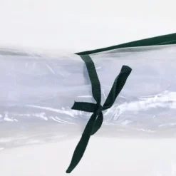 Drivhus 250x100x80 cm, stål/PVC, med dør – drivbænk til planteopdræt