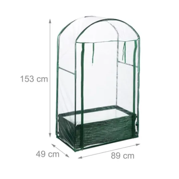Drivhus, 153x89x49 cm, Transparent