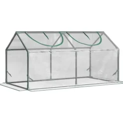 Drivhus, 120x60x60 cm, Transparent