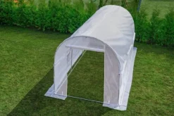 Drivhus 3x2x2 meter - hvidt - med 6 myggenet vinduer - 6m2