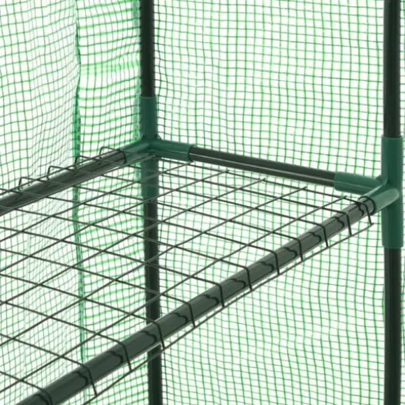 Drivhuse - Living drivhus med 12 hylder 143 x 214 x 196 cm stål