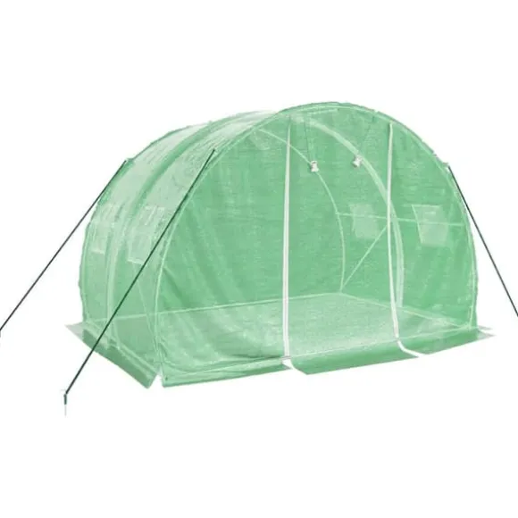 Drivhuse - Living drivhus med stålstel 6 m² 3x2x2 m grøn