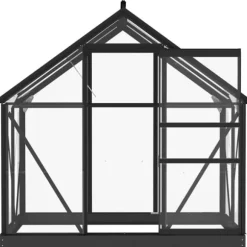 Drivhuse - Living glasdrivhus 155x103x191 cm aluminium antracitgrå