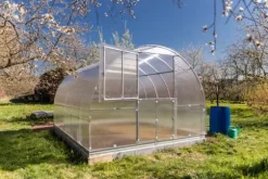 Drivhuse KLASIKA TUBE 3x6m (18m2) med fundament og 6mm polycarbonatbelægning