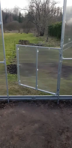 Drivhuse KLASIKA TUBE 3x6m (18m2) med fundament og 6mm polycarbonatbelægning