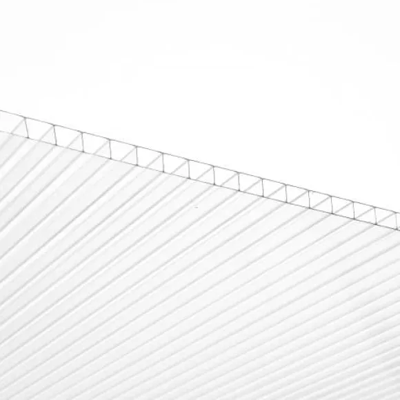 Drivhuspaneler, Polycarbonat, 121x60.5x0.8 cm, Klar, Tagdækning
