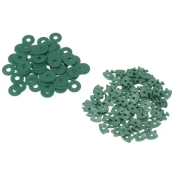 Drivhus-twist-clips - 100 STK Plastic Shading-fikseringsclips til drivhusisolering