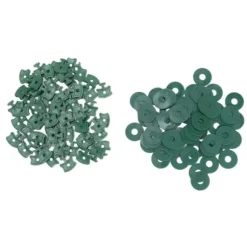 Drivhus-twist-clips - 100 STK Plastic Shading-fikseringsclips til drivhusisolering
