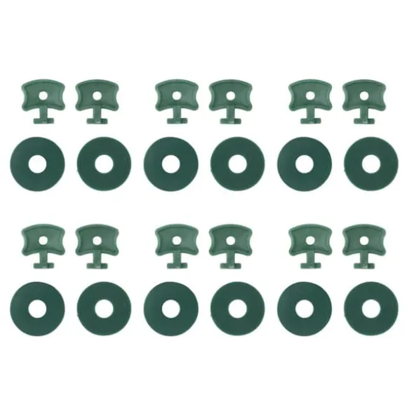 Drivhus-twist-clips - 100 STK Plastic Shading-fikseringsclips til drivhusisolering
