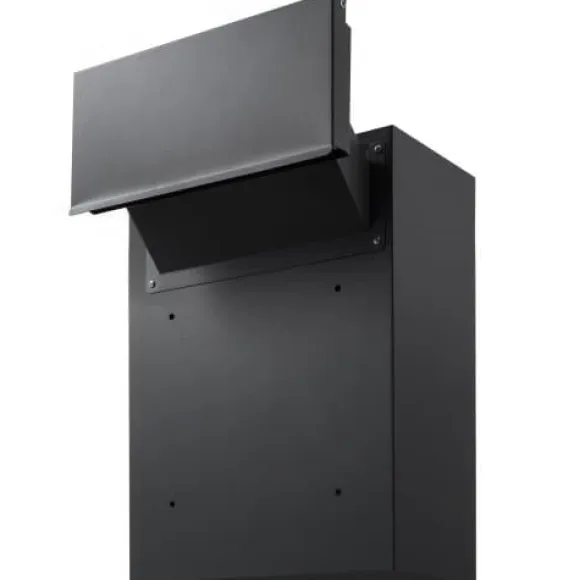 Drop Box, 31.8x16x42.9 cm, Sort, Stål