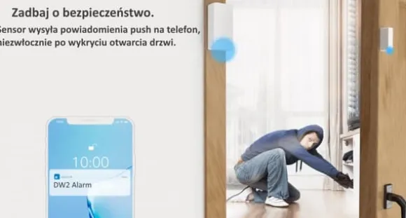 Dør-/vinduesåbningssensor Sonoff DW2 Wifi
