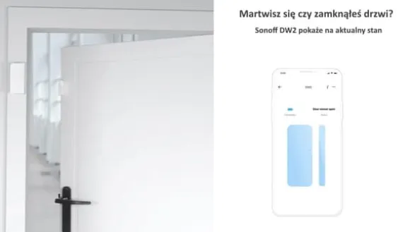 Dør-/vinduesåbningssensor Sonoff DW2 Wifi