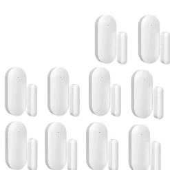 Dørvindussensor, Smart Home Integration, Kraftfuldt Alarmsystem,10PCS