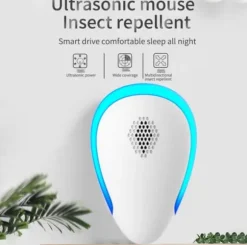 Dual Ultrasonic Myggskrämma med LED