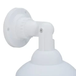 Dummy overvågningskamera, kuppelformet, 23.5x12.5x14 cm, hvid