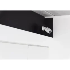 Dummy-kamera - CHACON - Aluminium - Blå LED - Hvid