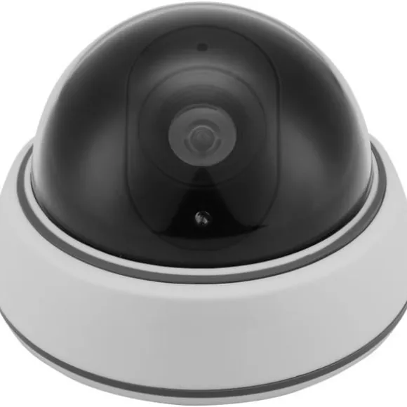 Dummy-kamera - LINK2HOME - Dome - Blinkende rød LED - Nem installation - Trådløs