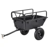 Dump Trailer 10 cu. ft, 500 lbs trækbare plastikhavetrailervogn, til ATV
