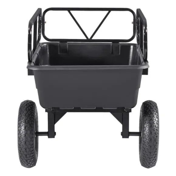 Dump Trailer 10 cu. ft, 500 lbs trækbare plastikhavetrailervogn, til ATV