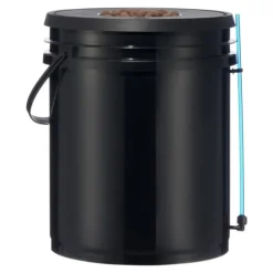 DWC Hydroponics Vækstsystem, Deep Water Culture, 4 Spande med Luftpumpe, Effektiv Vanding, Hurtig Vækst