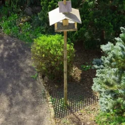 Dyreafvisende gitter sæt, 3x49x14 cm, Sort