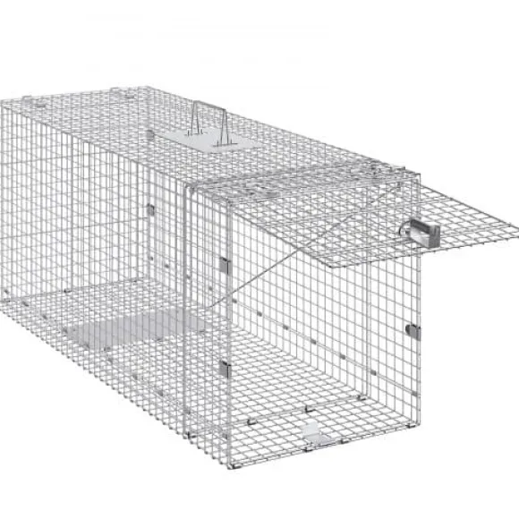 Dyrefælde, 106,7x40,6x45,7 cm, Human, Galvaniseret jern