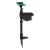 Dyreskræmmer - Bevægelsesaktiveret vandsprinkler - Solcelledrevet - Vandtæt - Timer 10/20/30 min - Batterier inkl. (4) - Sort