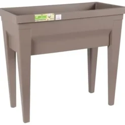 EDA Køkkenhave med CITY VEG&TABLE bord - 57 L - 76 x 38,5 x H 68 cm - Taupe