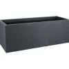 EDA PLASTIQUE Graphit Up Planteringskärl - 57 L - 79.5 x 29.5 x 29.5 cm - Antracitgrå