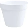 EDA Rund Blomkruka Toscana - Ø 60 x H 47 cm - 76 L - Vit