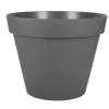 EDA Rund toskansk blomkruka - Ø 60 x H 47 cm - 76 L - Antracitgrå