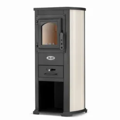 EKONOMIK LUX Brændeovn - Nem vedligeholdelse, 6,6 kW opvarmning, Stilfuld design
