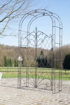 Eksklusiv Iron Rose Arch - Climbing Aid - Holdable & Elegant Design - Garden Accessory