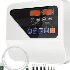 Ekstern saunavarmer controller til 3KW-9KW. Kontroller tid og temperatur fra 40-105°C effektivt.