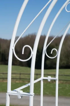 Elegant Garden Arch med hegn - Kundestop - Holdbar jernkonstruktion