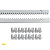 Elektrisk Automatisk Skydedøråbner Kit, Stålmateriale, 1m Længde, 30mm Højde, 12mm Tykkelse, Dørmonteret