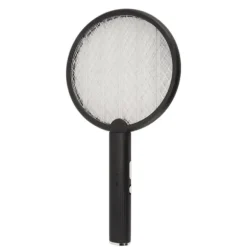 Elektrisk Bug Swatter USB Opladning Rund Flue Killer til Courtyard Kitchen Sort