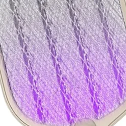 Elektrisk 2-i-1 USB genopladelig fluesmækker med 3-lags mesh - hvid