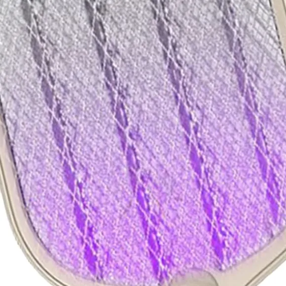 Elektrisk 2-i-1 USB genopladelig fluesmækker med 3-lags mesh - hvid