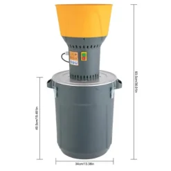 Elektrisk Kornmølle, 1300W Effekt, 5 Mahl Siebe,50L