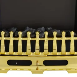 Elektrisk Pejs, 48.2x18.5x59.2 cm, Guld