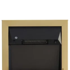 Elektrisk Pejs, 48.2x18.5x59.2 cm, Guld