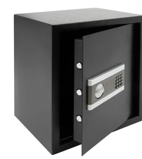 Elektrisk sikkerhed, smart alarm, stor kapacitet,sort
