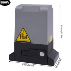 Elektrisk skydeportåbner - automatisk portmotorsæt - 370–750 W - 6 m skinne - 800–1600 kg - 220 V - lysegul