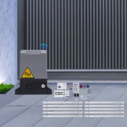Elektrisk skydeportsåbner - MD370/MD550/MD750 - 220V - 370–750 W - 6 m skinne - op til 800–1600 kg - Lysegul