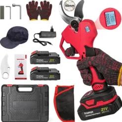 Elektriske Beskærersakse, Børsteløs Motor, Ergonomisk Design,1000W 50mm