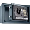 Elektronisk pengeskab 20 x 31 x 22cm + 4 batterier - sort