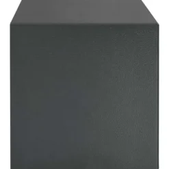 Elektronisk pengeskab med lås - Robust stål | Farve: Mørkegrå | Størrelse: 25x35x25 cm